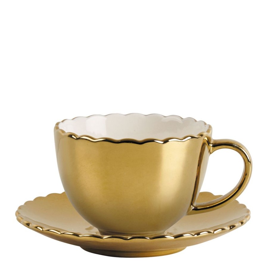 Art De La Table MATHILDE M Bols, Tasses Et Theieres | Tasse A The Marguerite - Dore