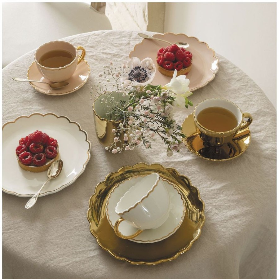 Art De La Table MATHILDE M Bols, Tasses Et Theieres | Tasse A The Marguerite - Dore