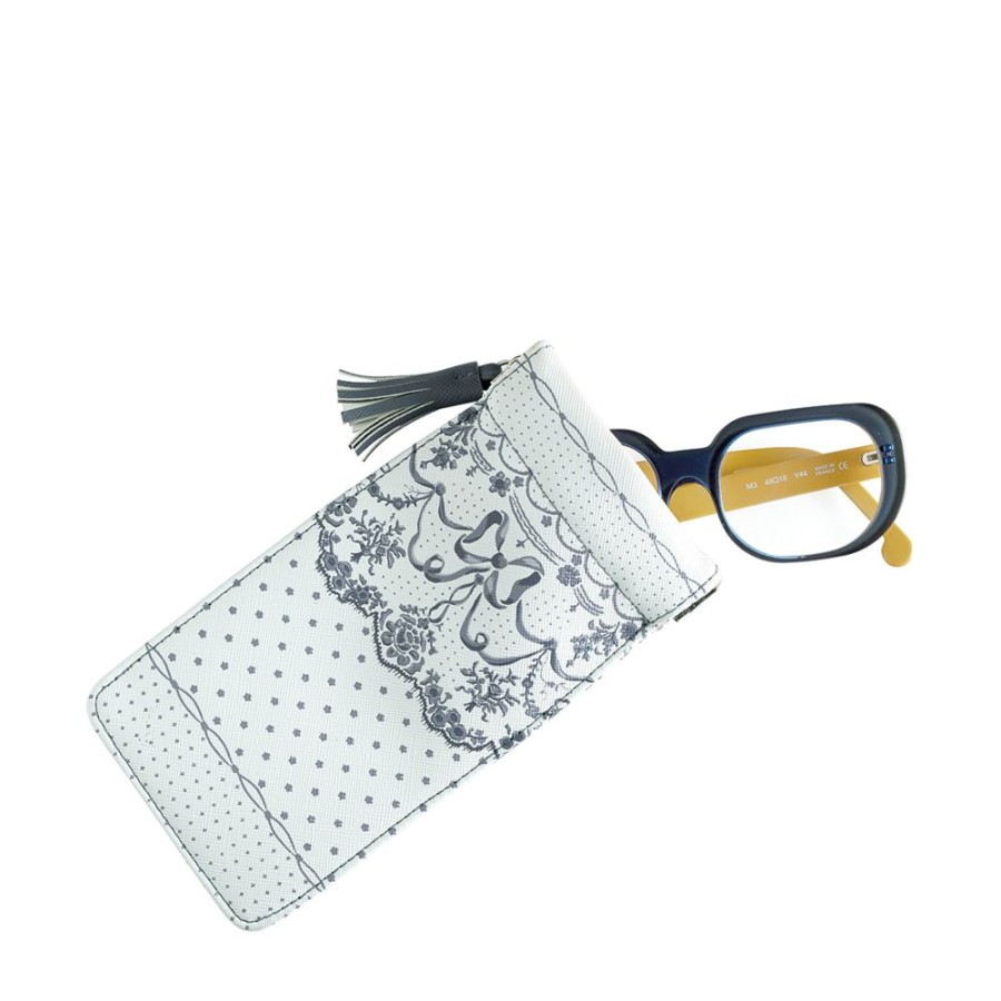 Bain MATHILDE M Accessoires De Voyage | Pochette A Lunettes Dentelle Aquarelle