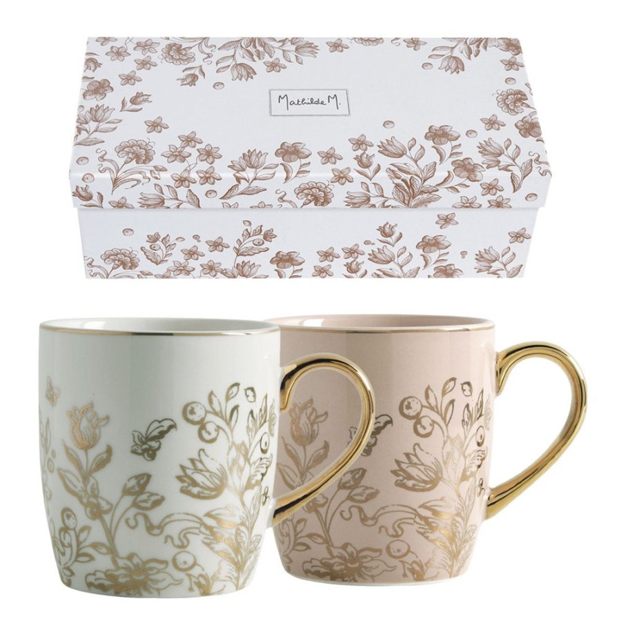 Art De La Table MATHILDE M Bols, Tasses Et Theieres | Coffret De 2 Mugs Escale A Sintra