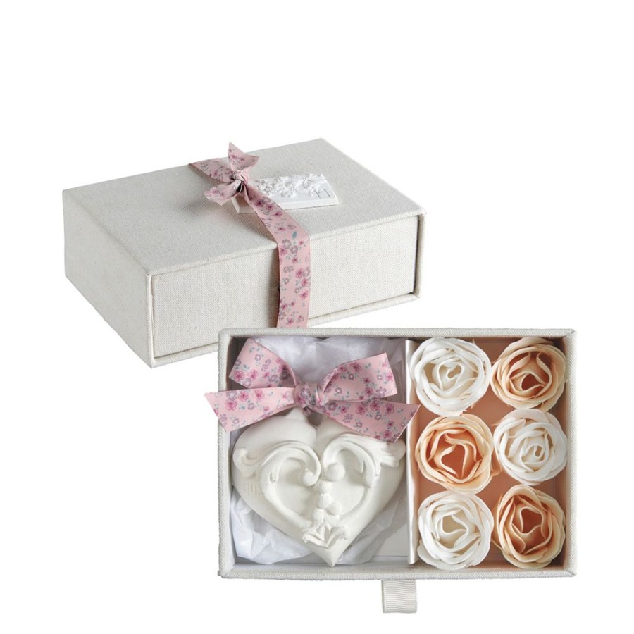 Bain MATHILDE M Feuilles De Savon | Coffret Roses Eternelles Les Presents De Mathilde - Marquise