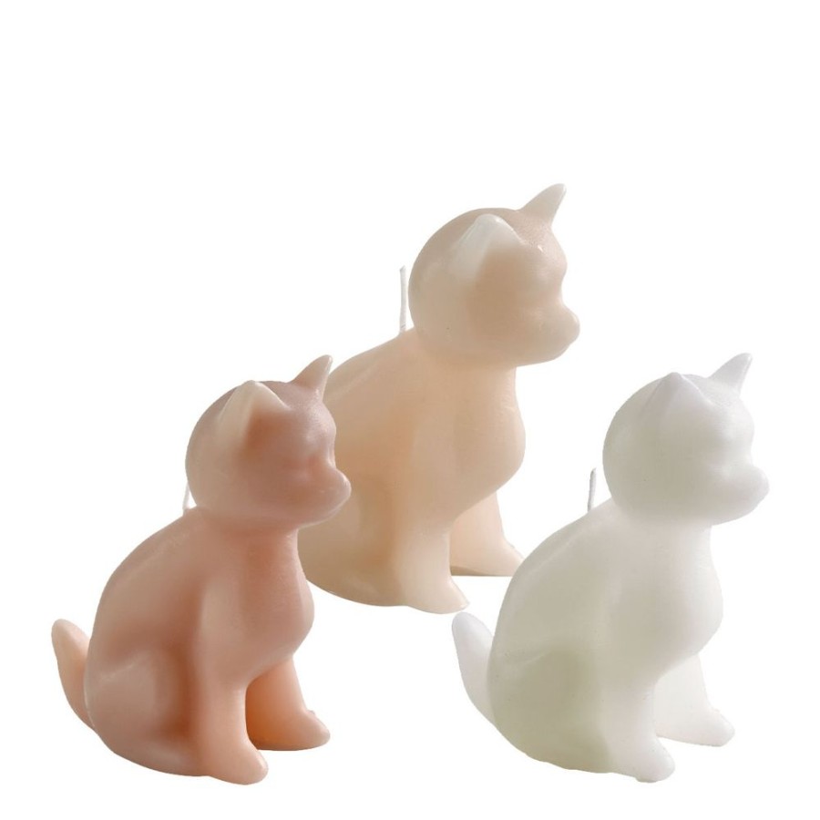 Decoration MATHILDE M Objets Decoratifs | Set De 6 Bougies Decoratives Parfumees Chat