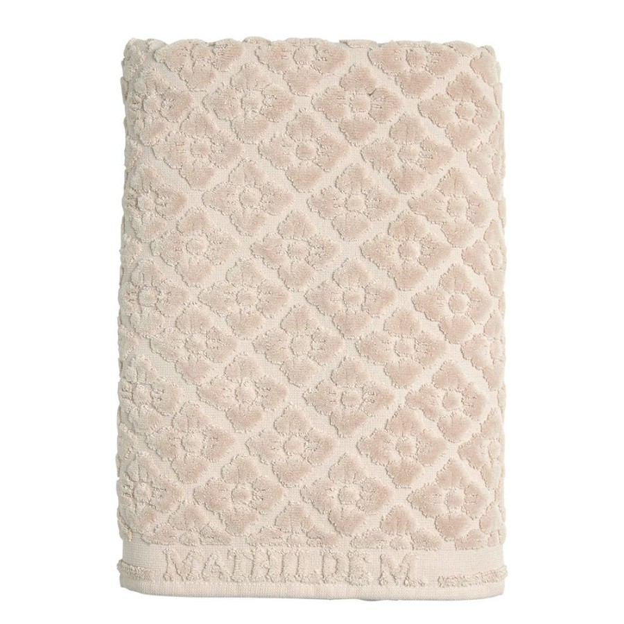 Bain MATHILDE M Linge De Bain | Serviette De Bain Douceur Florale Rose