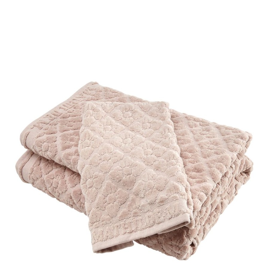 Bain MATHILDE M Linge De Bain | Serviette De Bain Douceur Florale Rose