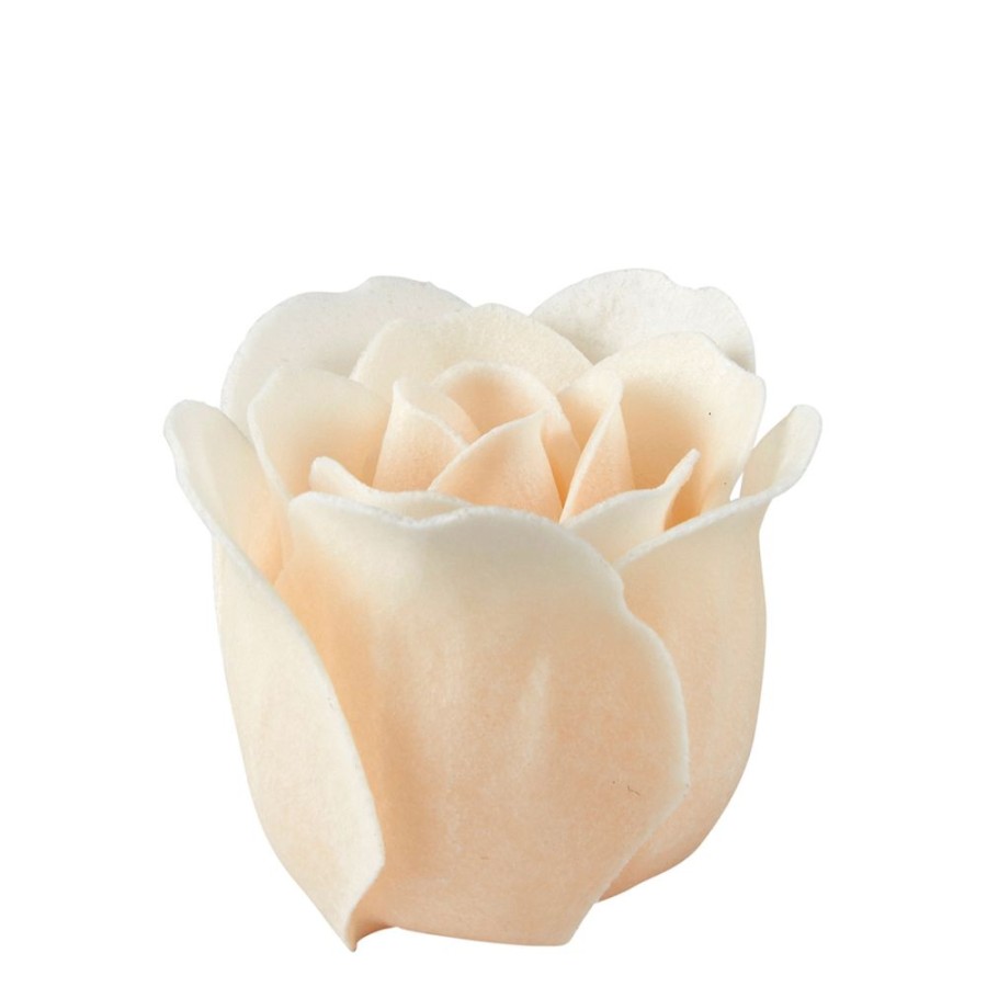 Bain MATHILDE M Feuilles De Savon | Boite Coeur De 3 Roses De Savon Nude - Parfum Rose