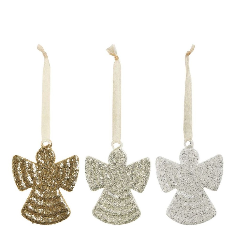 Decoration MATHILDE M Objets Decoratifs | Coffret De 3 Anges A Suspendre