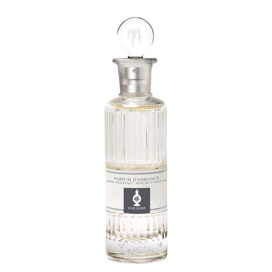 Parfum D'Interieur MATHILDE M Vaporisateurs De Parfum D'Ambiance | Parfum D'Ambiance Les Intemporels 100 Ml - Rose Elixir