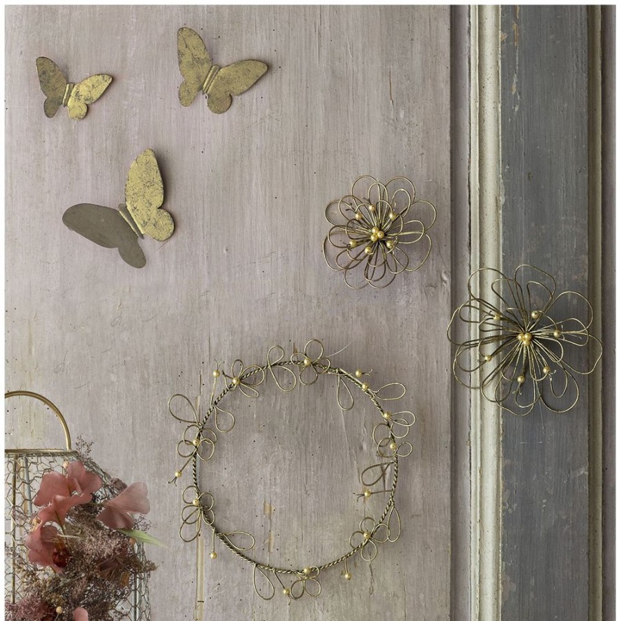 Decoration MATHILDE M Toiles Et Decorations Murales | Couronne Perle - 40 Cm