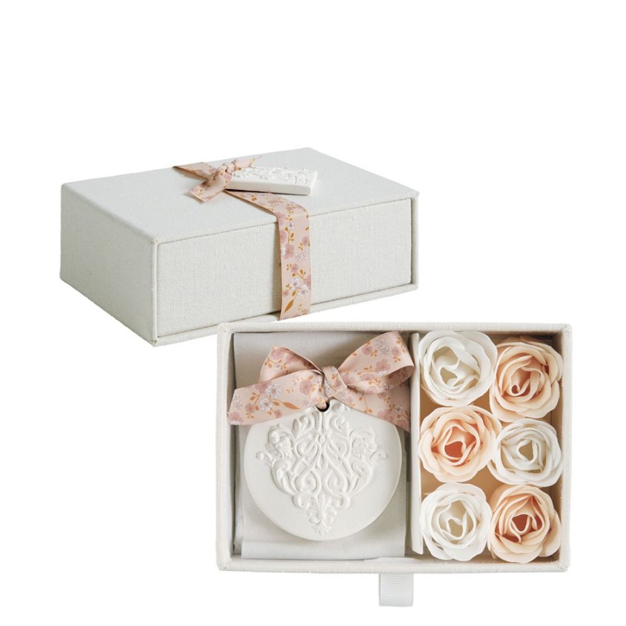 Bain MATHILDE M Feuilles De Savon | Coffret Roses Eternelles Les Presents De Mathilde - Secret De Santal