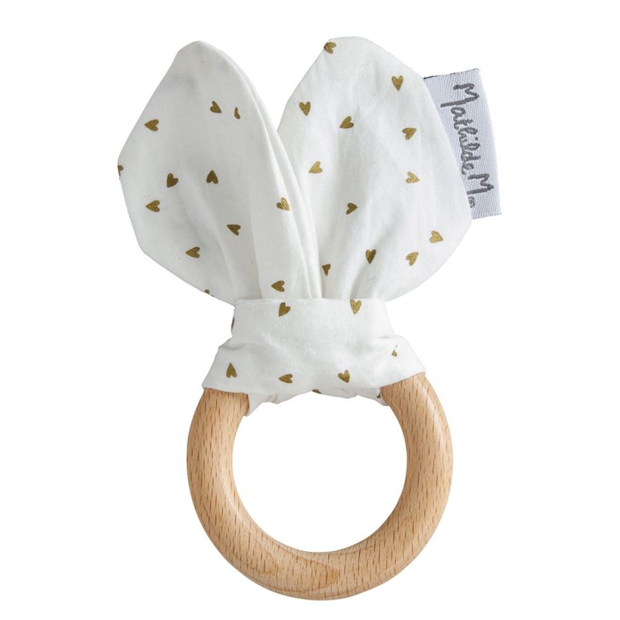 Bebe MATHILDE M Peluches Et Doudous | Anneau De Dentition Lapin Petit Carrousel