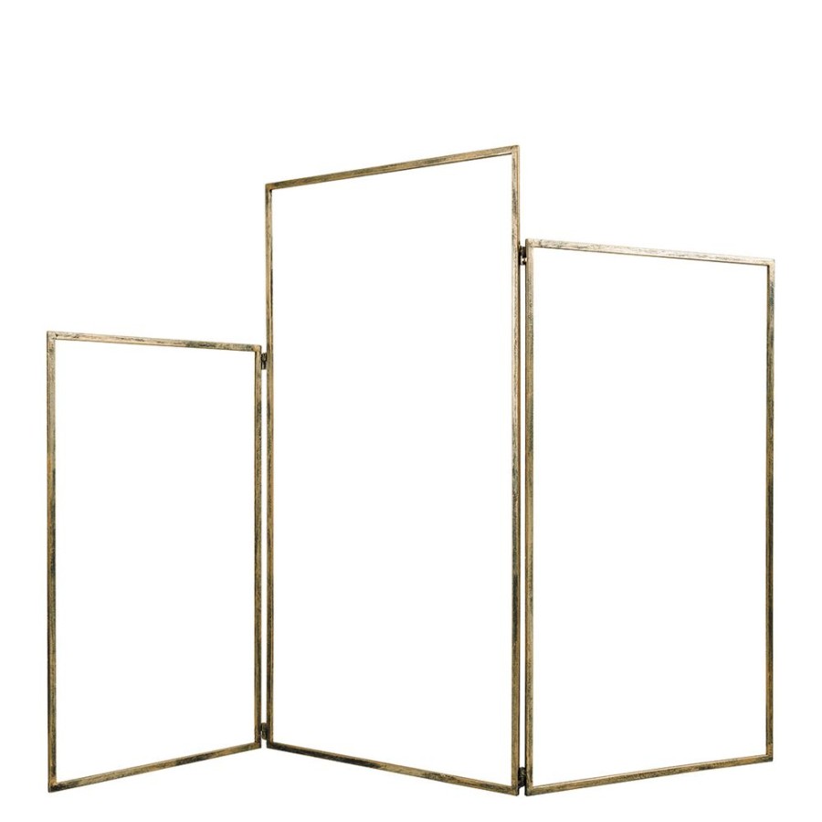 Decoration MATHILDE M Objets Decoratifs | Centre De Table En Metal Dore