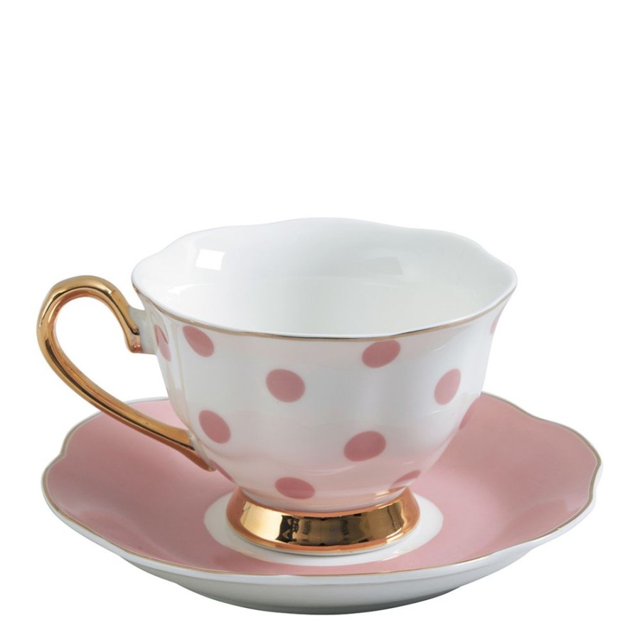 Art De La Table MATHILDE M Bols, Tasses Et Theieres | Tasse A The Madame De Recamier - Pois Roses