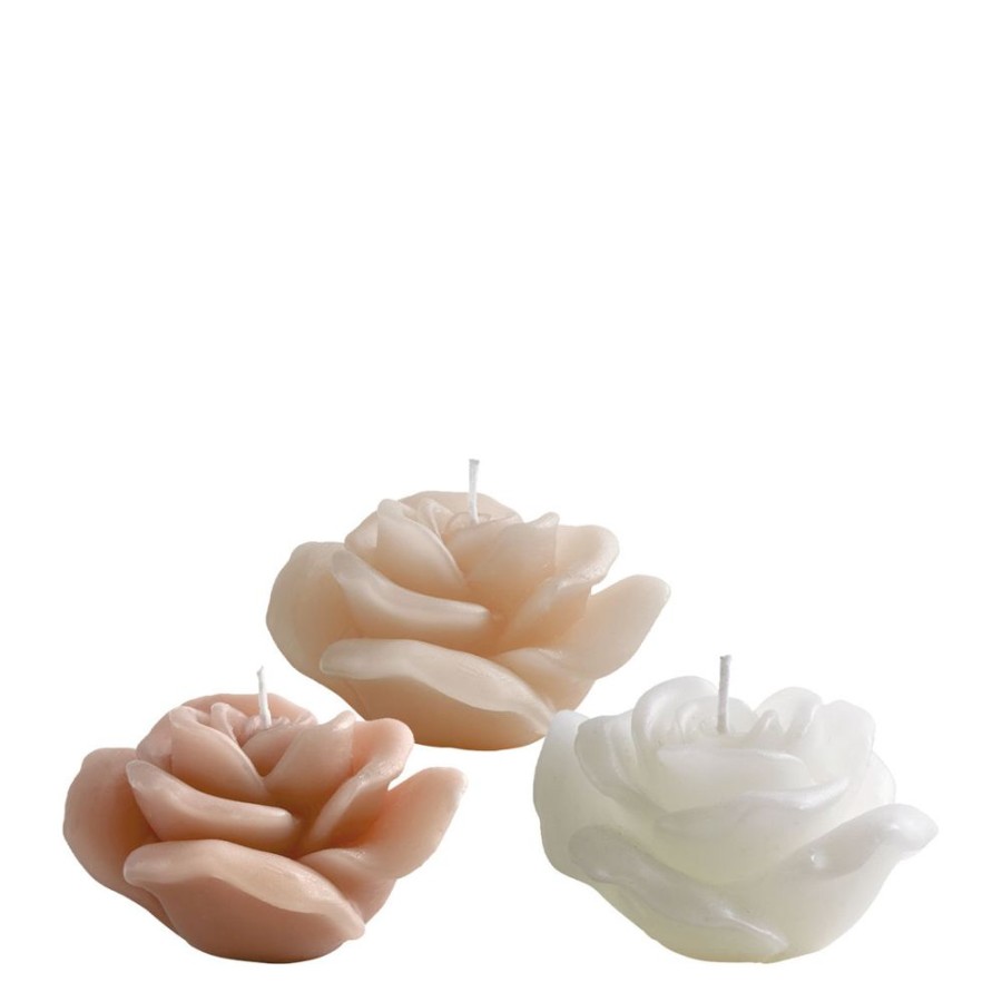 Decoration MATHILDE M Objets Decoratifs | Set De 6 Bougies Decoratives Parfumees Rose