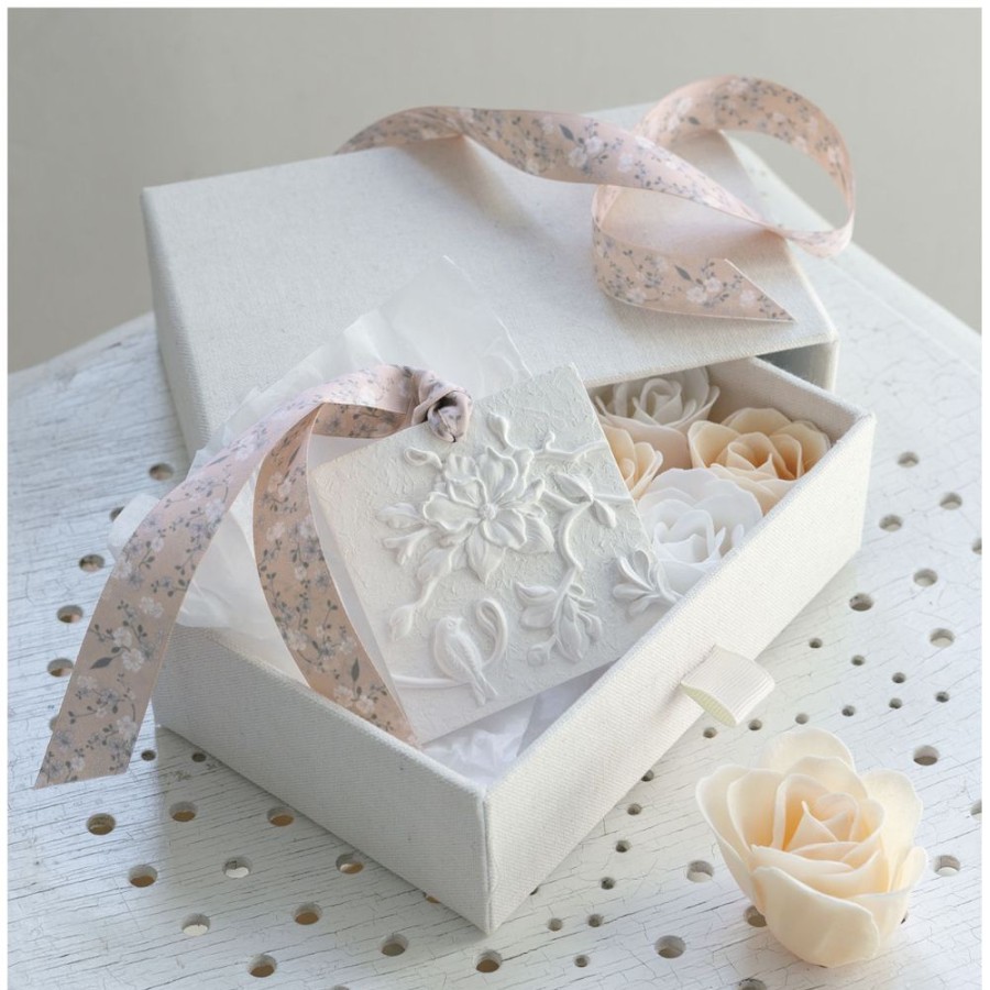 Bain MATHILDE M Feuilles De Savon | Coffret Roses Eternelles Les Presents De Mathilde - Fleur De The