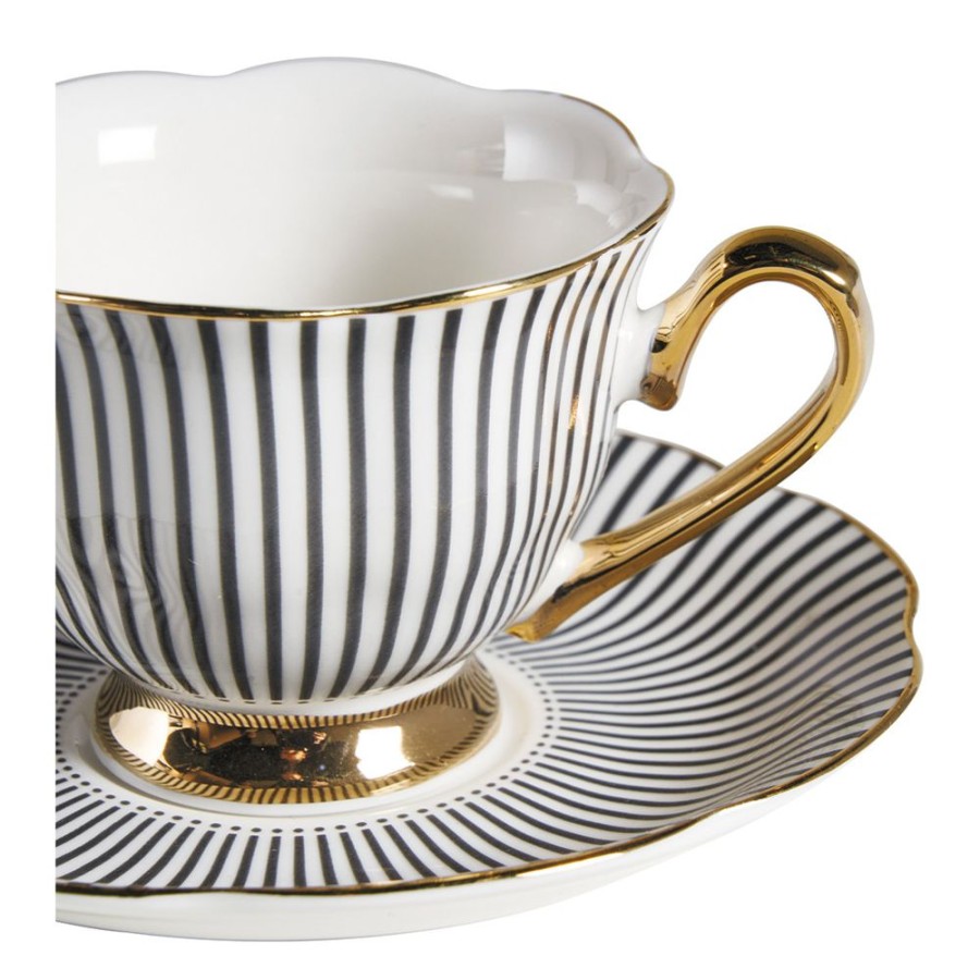 Art De La Table MATHILDE M Bols, Tasses Et Theieres | Tasse A Cafe Madame De Recamier - Gris Fonce