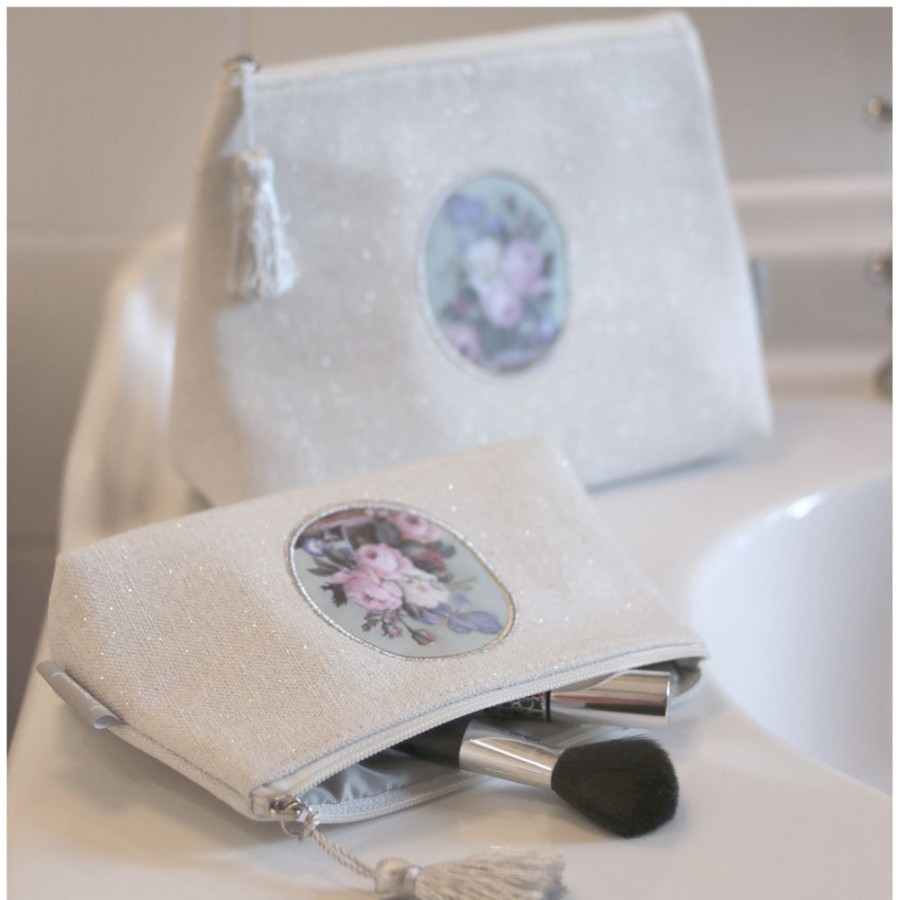 Bain MATHILDE M Trousses | Trousse De Toilette Fleurs D'Astree - Grand Modele