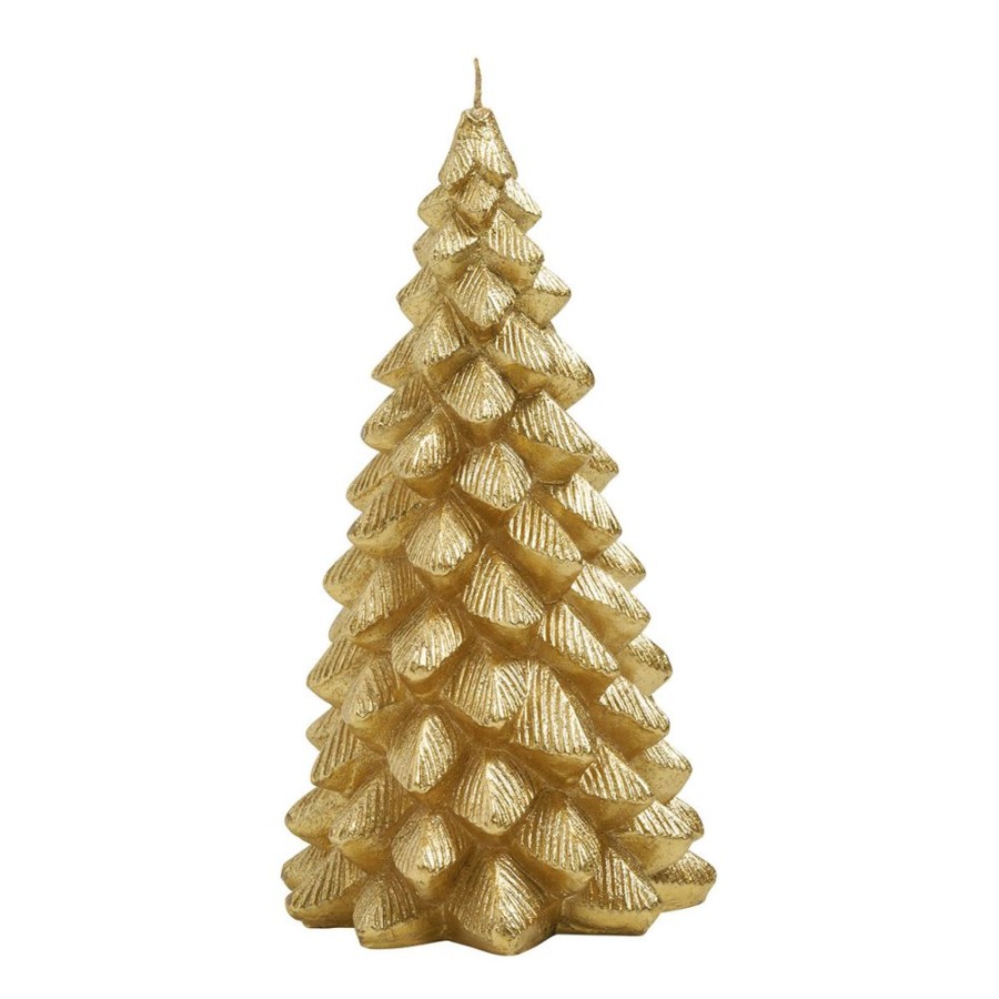 Boutique De Noel MATHILDE M Decoration | Bougie Decorative Sapin - Grand Modele - H. 20 Cm