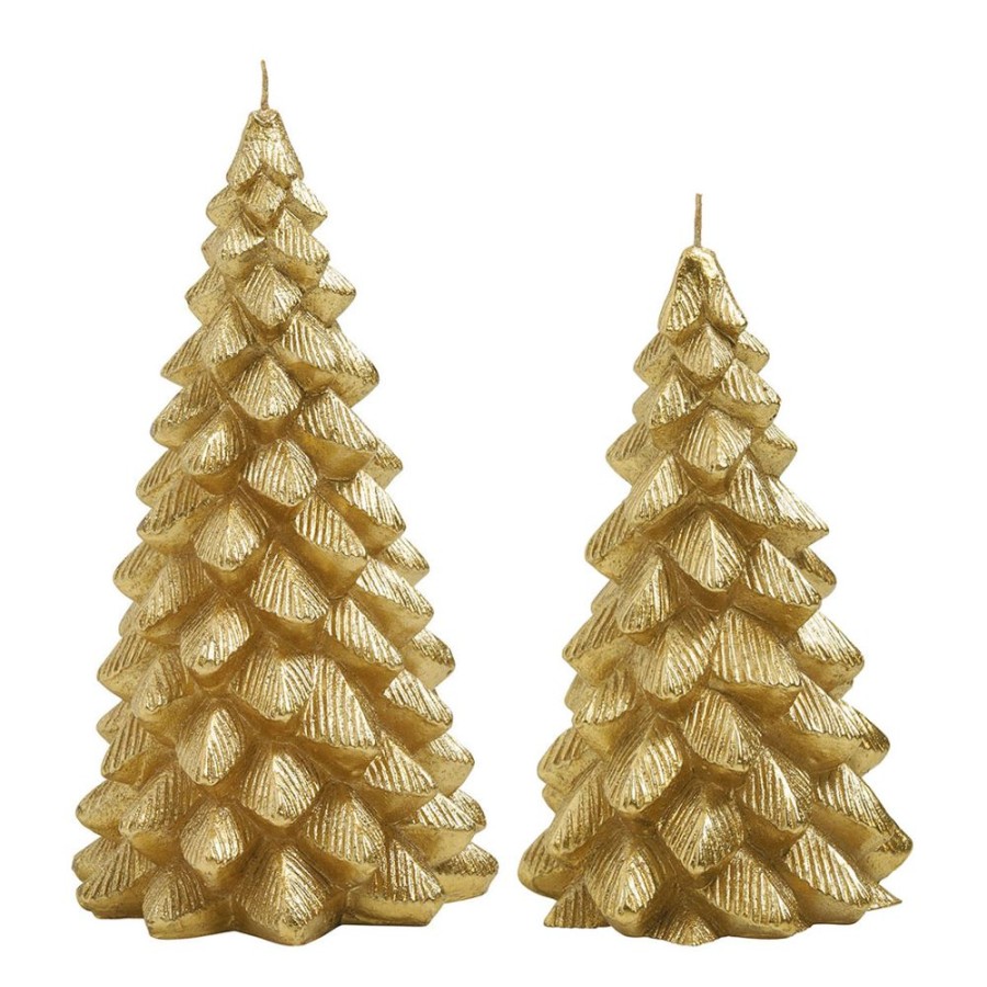 Boutique De Noel MATHILDE M Decoration | Bougie Decorative Sapin - Grand Modele - H. 20 Cm