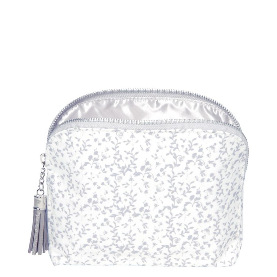 Bain MATHILDE M Trousses | Trousse De Toilette Elegante Courtisanes Grise - Petit Modele