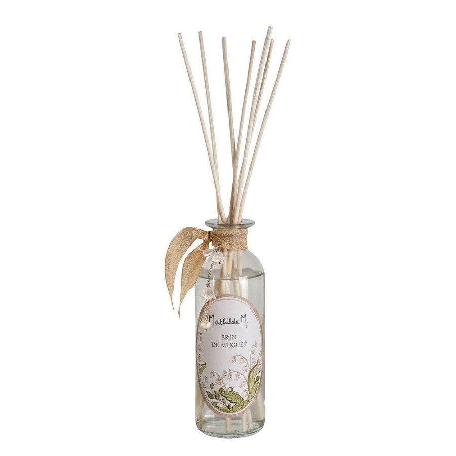 Parfum D'Interieur MATHILDE M Diffuseurs De Parfum D'Ambiance | Diffuseur De Parfum D'Ambiance Edition Limitee 200 Ml - Brin De Muguet