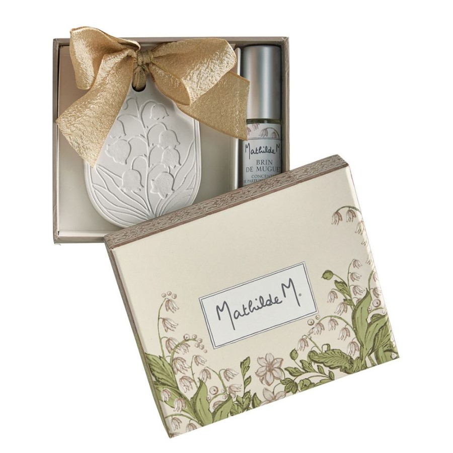 Parfum D'Interieur MATHILDE M Coffrets Cadeaux | Decor Parfume Et Concentre De Parfum D'Ambiance Edition Limitee - Brin De Muguet