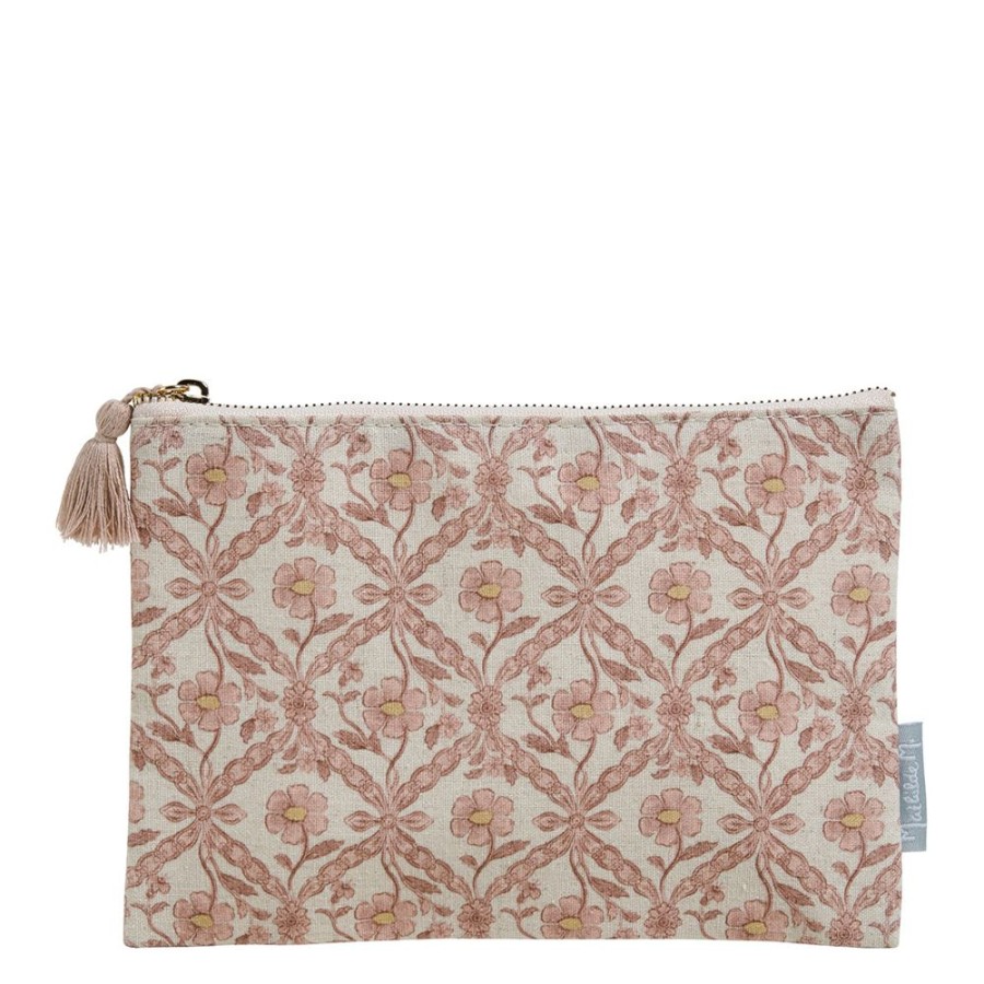 Bain MATHILDE M Trousses | Pochette Entrelacs Fleuri