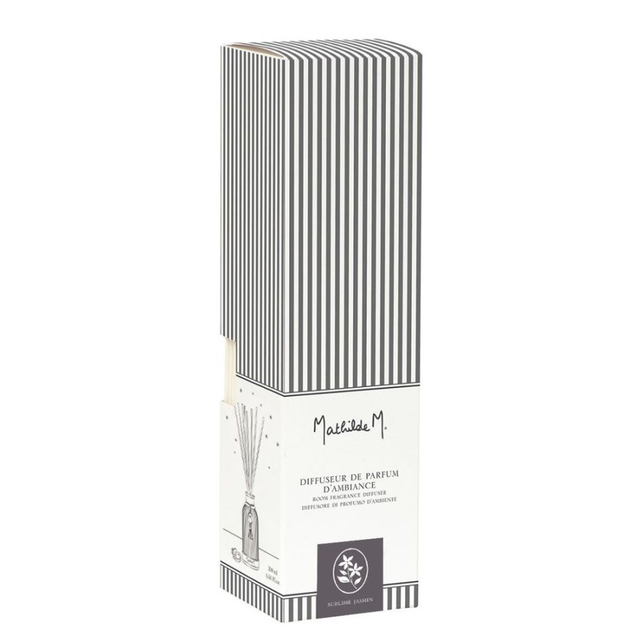 Parfum D'Interieur MATHILDE M Diffuseurs De Parfum D'Ambiance | Diffuseur De Parfum D'Ambiance Les Intemporels 200Ml - Sublime Jasmin