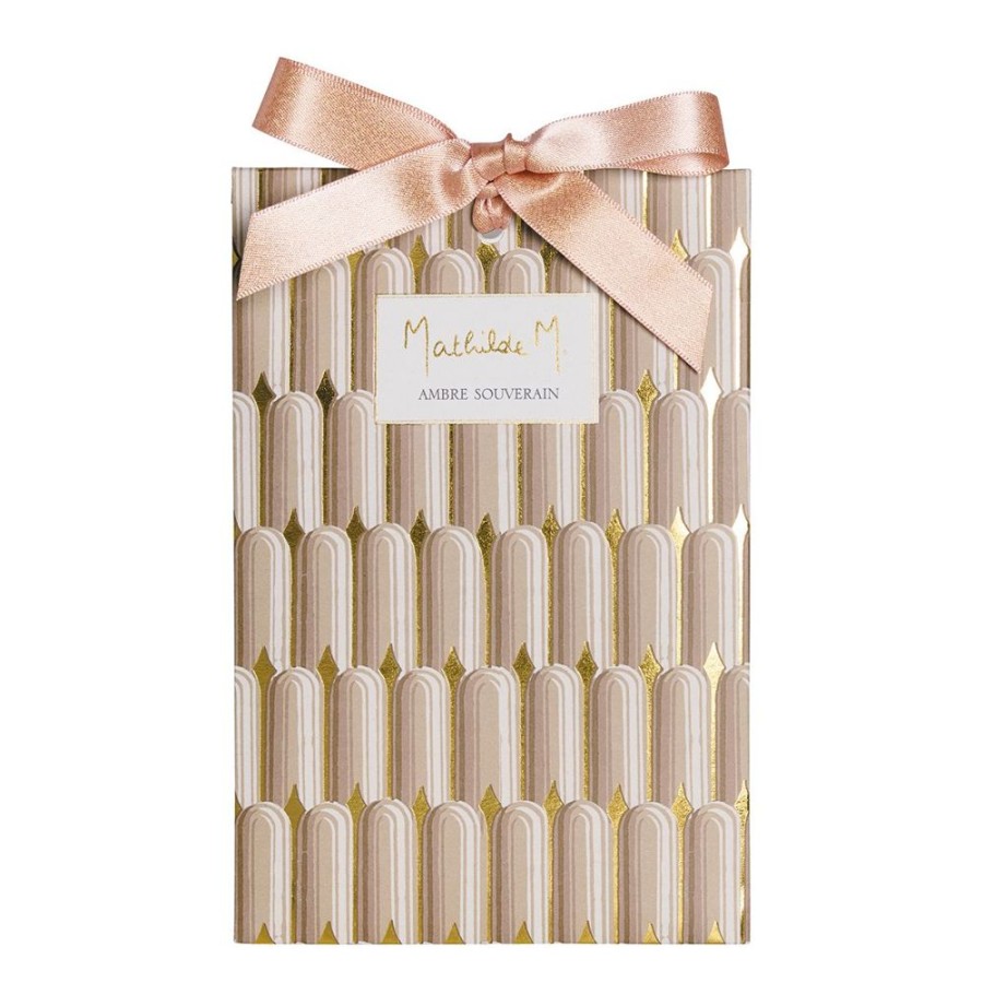 Parfum D'Interieur MATHILDE M Parfums D'Armoire Et Recharges | Sachet Parfume Fetes Majestueuses - Ambre Souverain