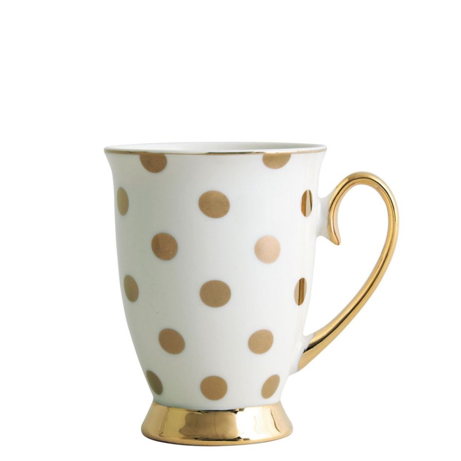 Art De La Table MATHILDE M Bols, Tasses Et Theieres | Mug Madame De Recamier - Pois Dores