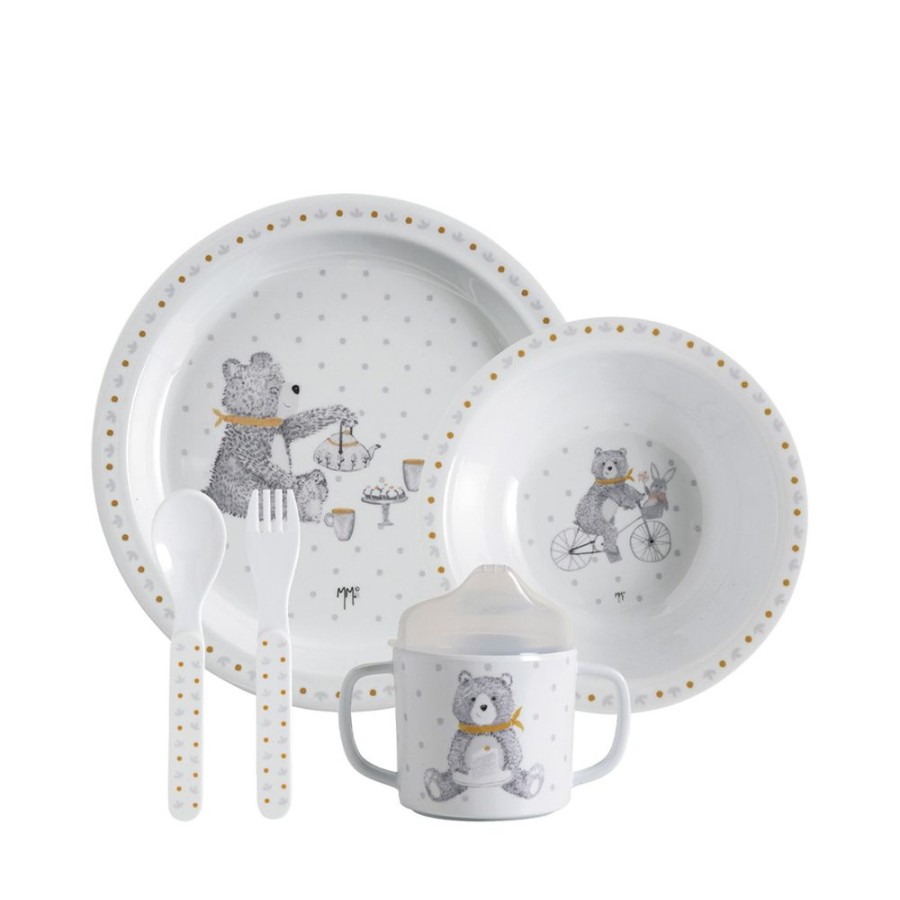 Bebe MATHILDE M Coffrets Repas | Mon Premier Coffret Repas Les Malices De Leon Et Arthur