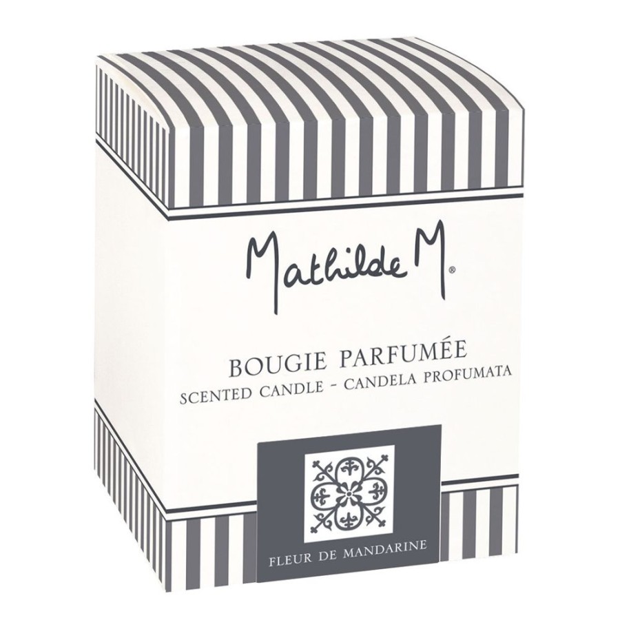 Parfum D'Interieur MATHILDE M Bougies Parfumees | Bougie Parfumee Les Intemporels 55 G - Fleur De Mandarine