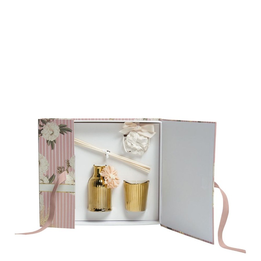 Parfum D'Interieur MATHILDE M Coffrets Cadeaux | Coffret Parfume Prestige Celebrations Exquises - Fleur De Coton